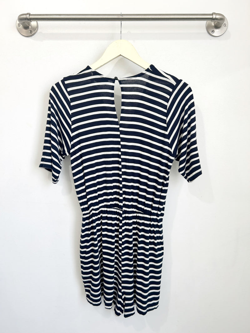 Jill Romper (Navy Stripe) - XS