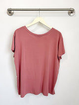 Austin Colorblock Tee (Tri-Colored Desert Rose) - XS/S
