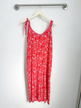 Paisley Jumpsuit (Wildflower Red) - M
