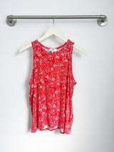 Michael Racer Tank Top (Wildflower Red) - L