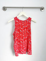 Michael Racer Tank Top (Wildflower Red) - L