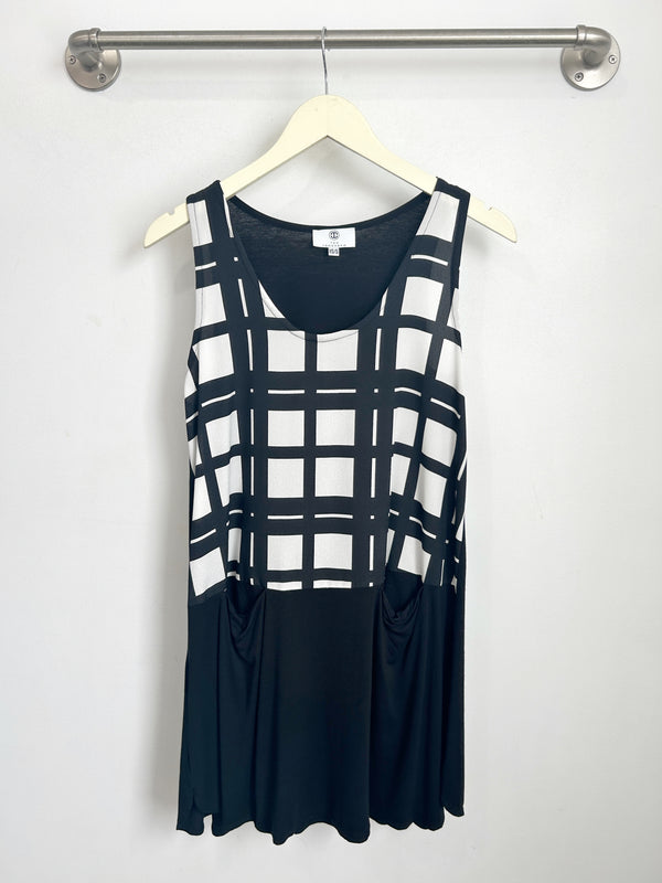 Kate Tennis Dress (Grid Print) - XS/S