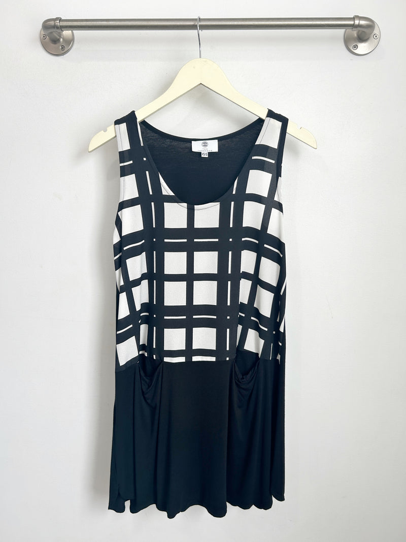 Kate Tennis Dress (Grid Print) - XS/S