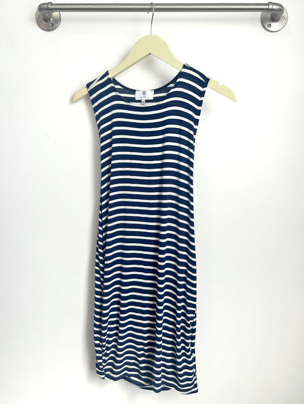 Brandon Tank Dress (Navy Stripe) - M