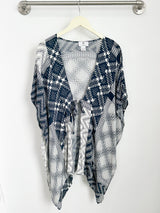 Michelle Cover-up (Navy Handkerchief) - One size