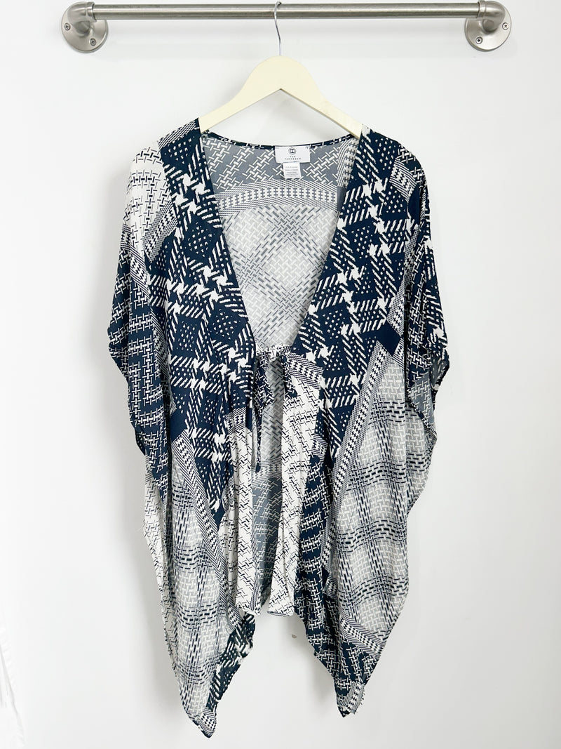 Michelle Cover-up (Navy Handkerchief) - One size