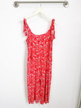 Paisley Jumpsuit (Wildflower Red) - M