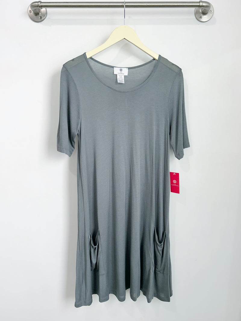 Basic T-Shirt Dress (Sea Foam)