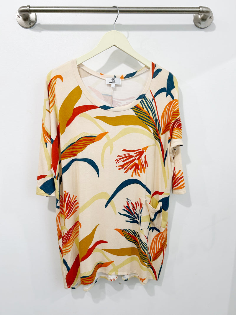 Tracy T-Shirt Dress (Lehua) - S
