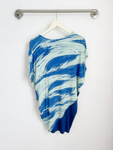 Kit Dress (Wave Print/Blue) - S