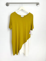 Tommy T-Shirt Dress (Mustard/Ivory) - L