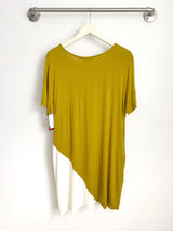 Tommy T-Shirt Dress (Mustard/Ivory) - L