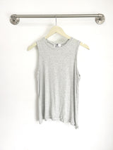 Chris Tank Top (Lt Grey Baby Stripe) - S