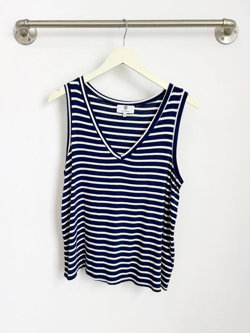 Nikki Tank Top (Navy Stripe) - L