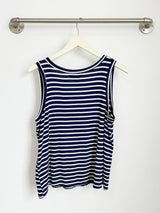 Nikki Tank Top (Navy Stripe) - L