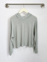 Bella Hoodie (Sage Fleece) - S