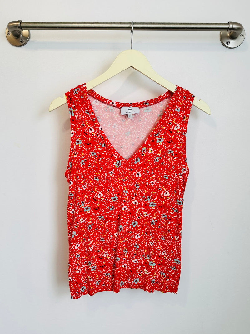 Nikki Tank Top (Wildflower Red) - S