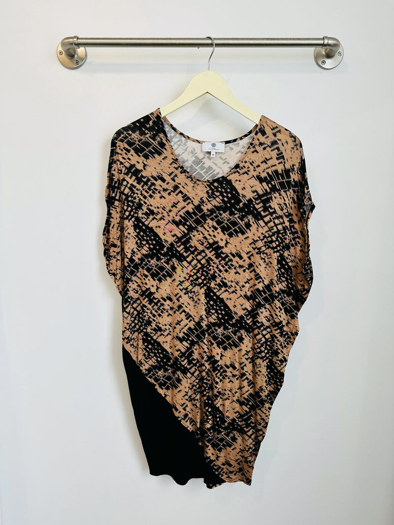 Kit Dress (Mocha Matrix/Black) - M