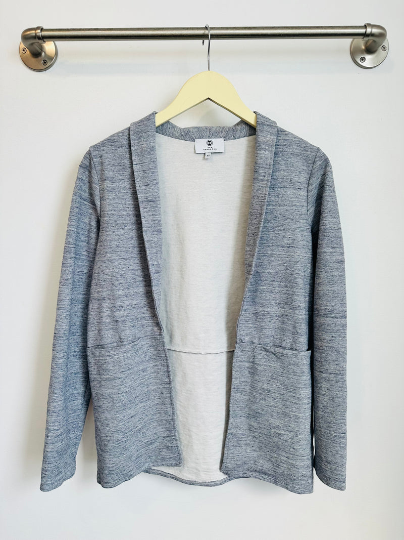 Kelly Shawl Jacket (Heather Blue) - XS