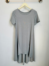 Mariella Dress (Gray Stripe) - S