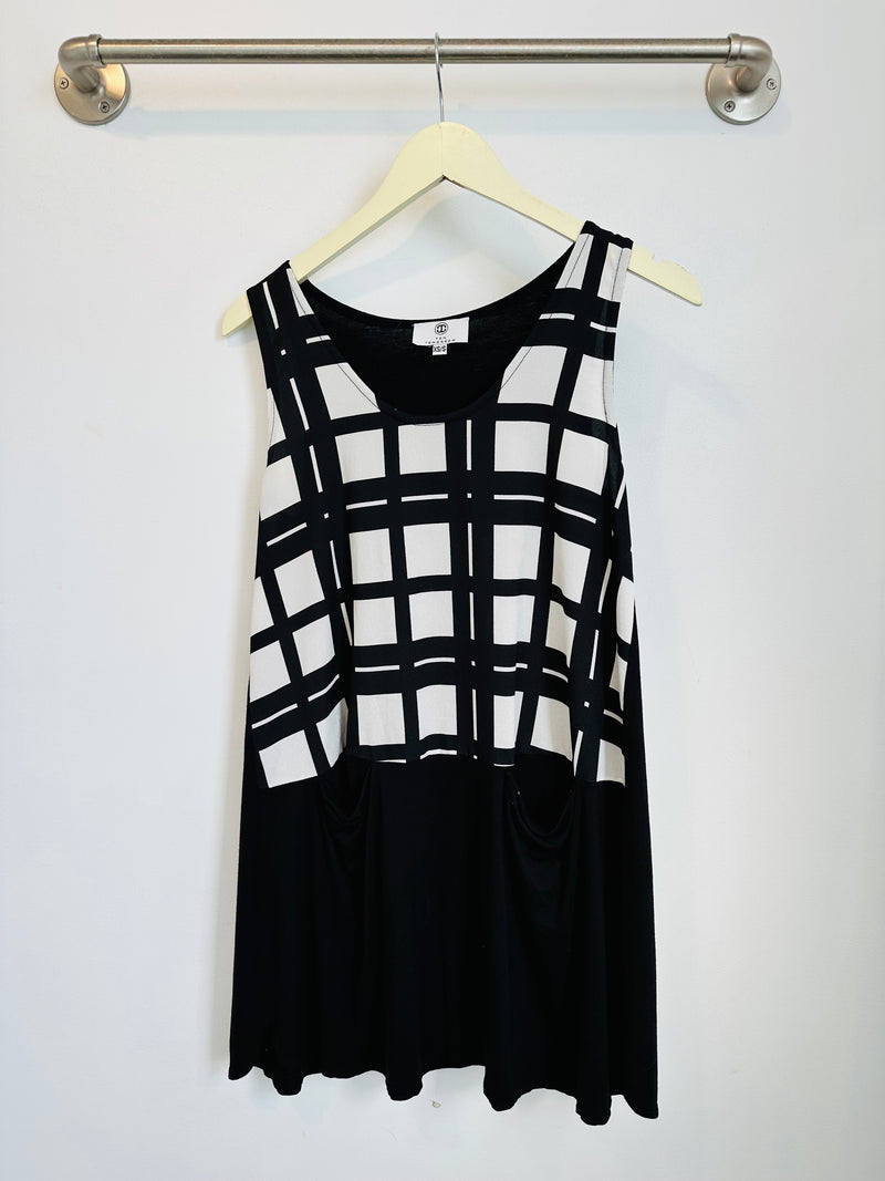 Kate Tennis Dress (Grid Print) - XS/S