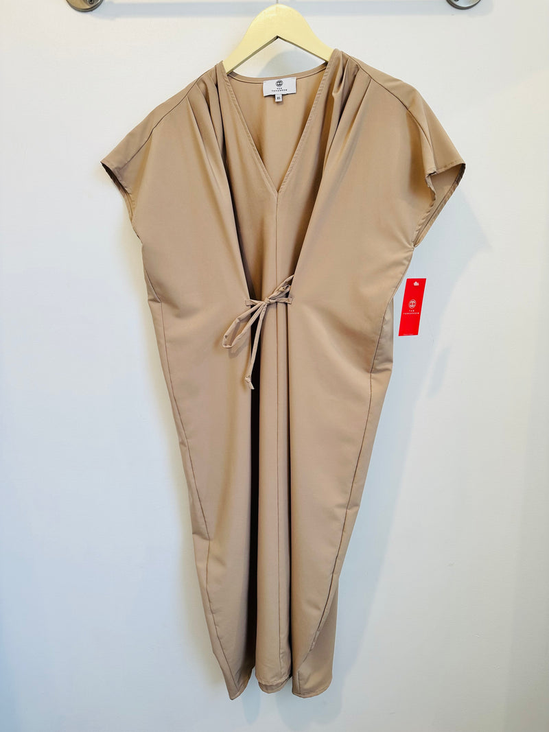 Filipa Tie Dress (Buttercream) - XS
