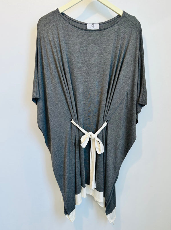 Lea Kaftan Dress (Charcoal) - XS/S