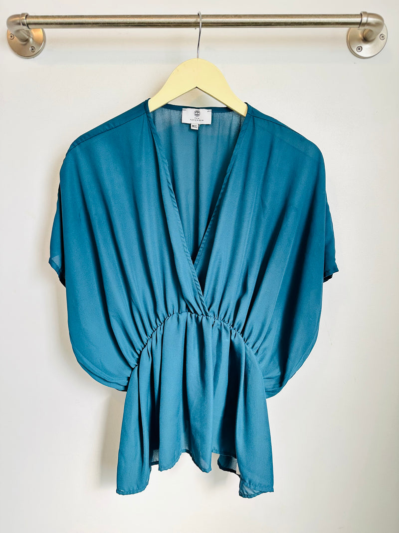 Rylen Kimono Top (Teal) - M/L
