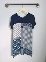 Stacey T-Shirt Dress (Handkerchief Print) - S