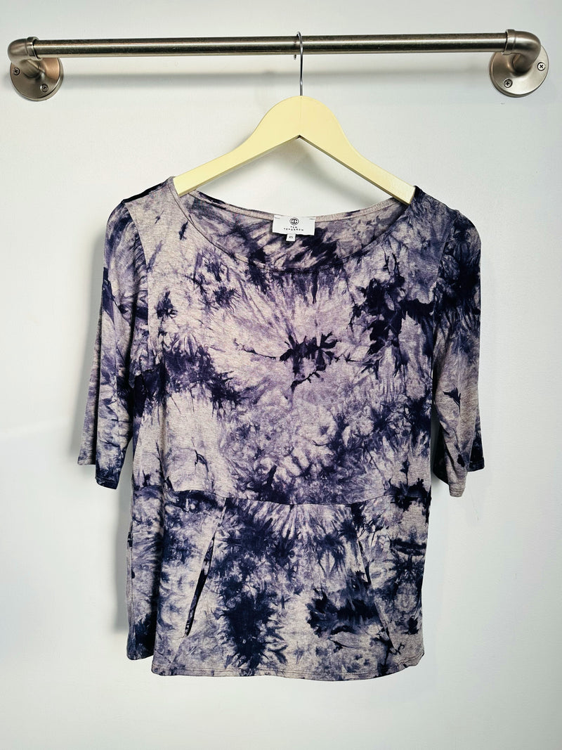 Meg Boatneck Top (Tie Dye) - XS
