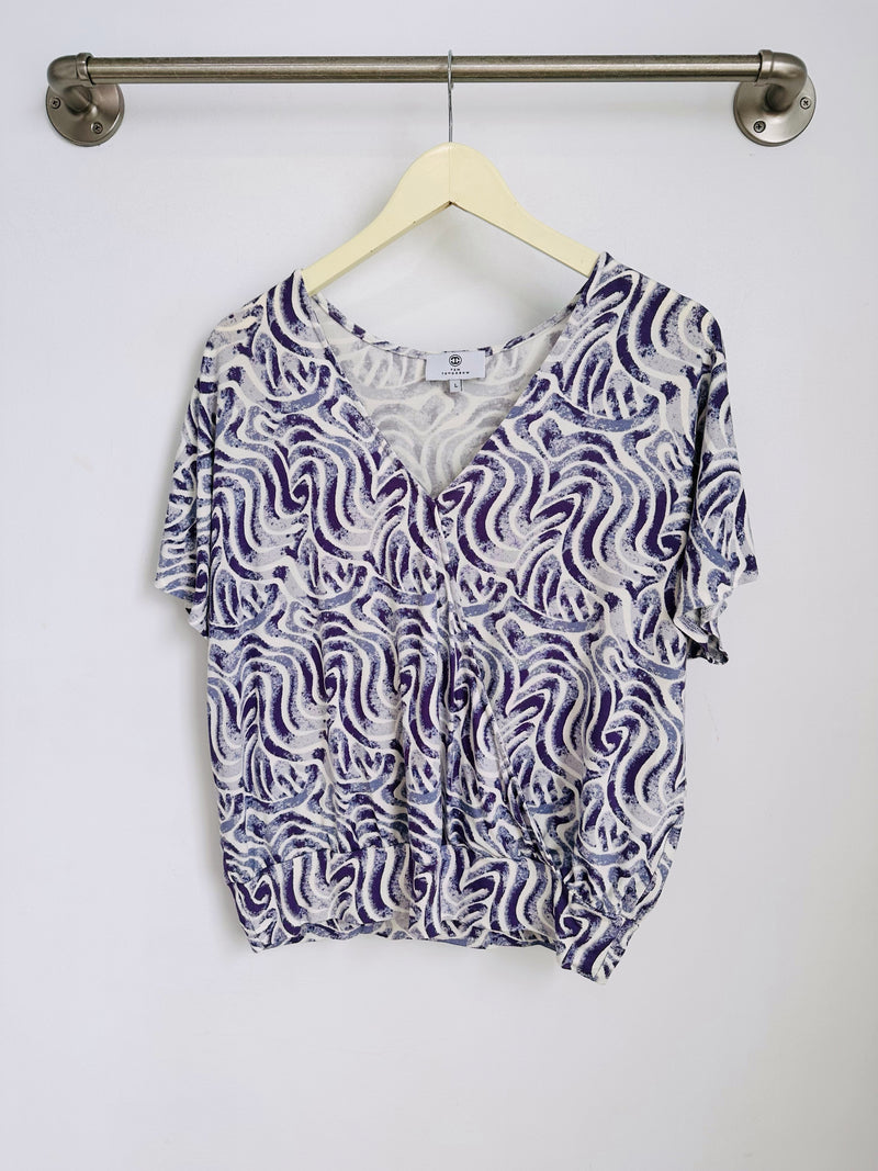 Luna Wrap Top (Wandering Lavender) - L