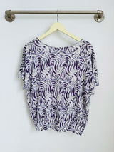 Luna Wrap Top (Wandering Lavender) - L