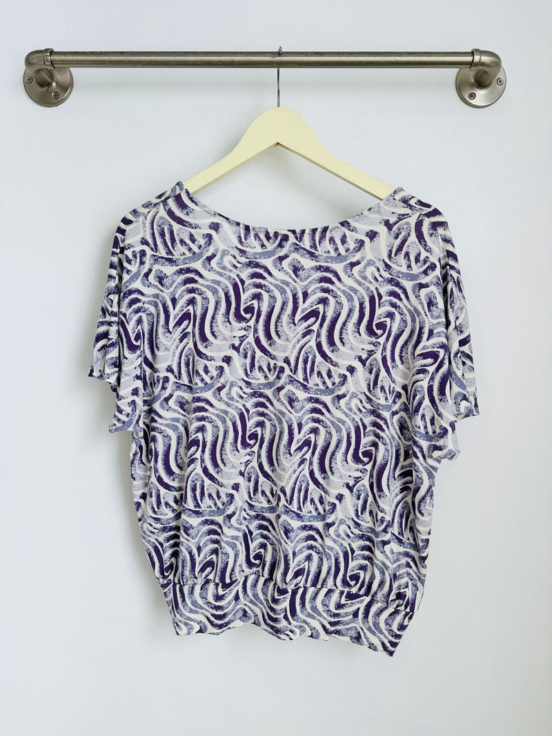 Luna Wrap Top (Wandering Lavender) - L