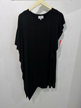 Sienna Asymmetrical Dress (Black) - S