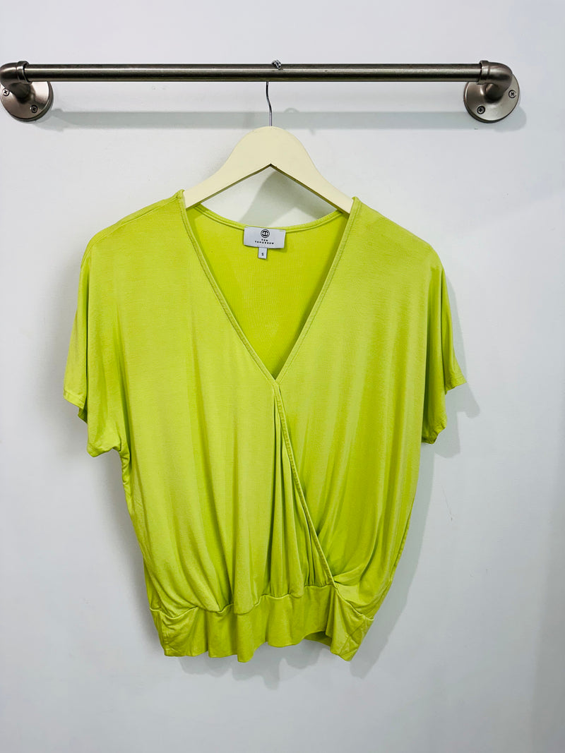 Luna Wrap Top (Chartreuse) - S
