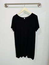 Stacey T-Shirt Dress (Black) - L