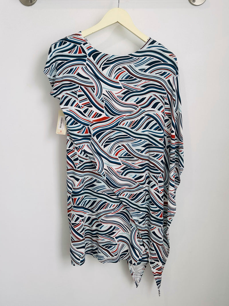 Sienna Asymmetrical Dress (Rising Tides) - XS