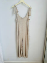 Paisley Jumpsuit (Oatmeal) - XS