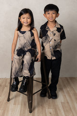 Mini Ronnie Aloha Shirt (Midnight Kalo)