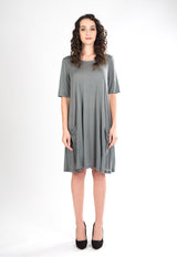 Basic T-Shirt Dress (Sea Foam)