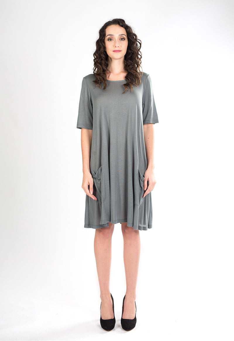 Basic T-Shirt Dress (Sea Foam)
