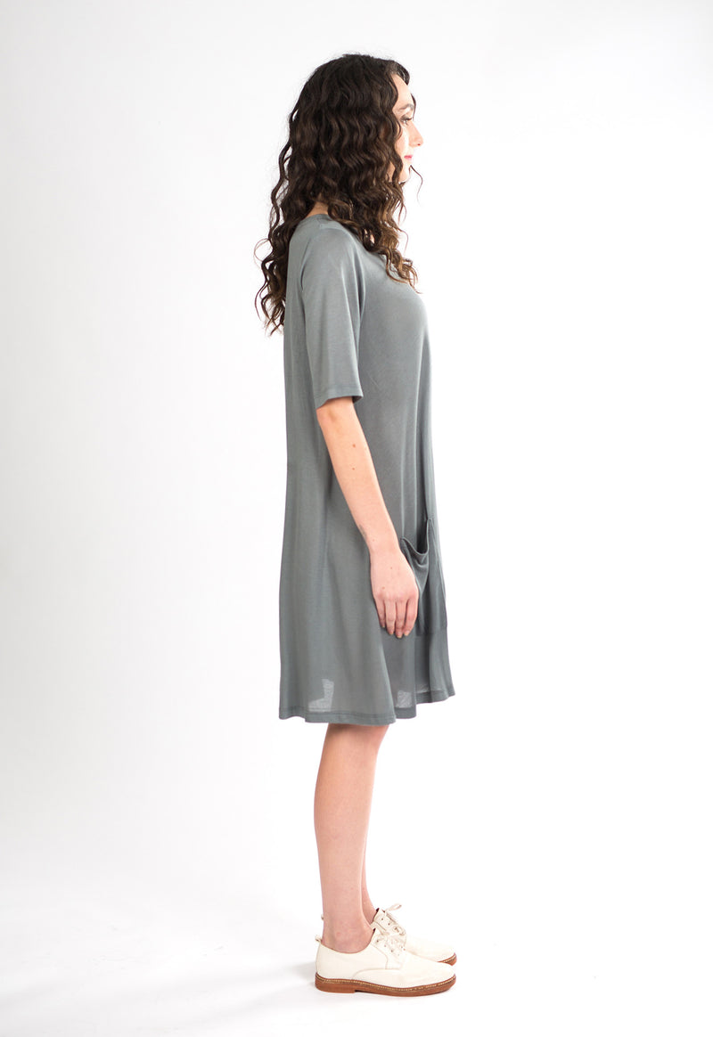 Basic T-Shirt Dress (Sea Foam)