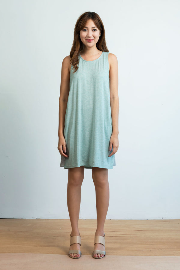 Rachel Panel Dress (Mint) - XS