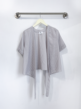 Carson Reversible Tie Top (Oxford Stripe) - XS