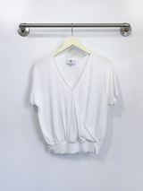 Luna Wrap Top (Ivory) - XS