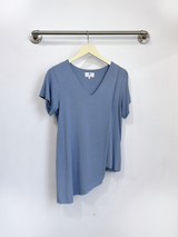 Gemma Asymmetrical Tunic (Sky Blue) - S
