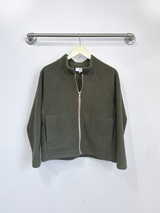 Perry Teddy Jacket (Olive) - XS