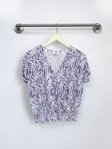 Luna Wrap Top (Wandering Lavender) - XS