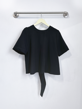Carson Reversible Tie Top (Black) - XS