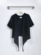 Carson Reversible Tie Top (Black) - XS